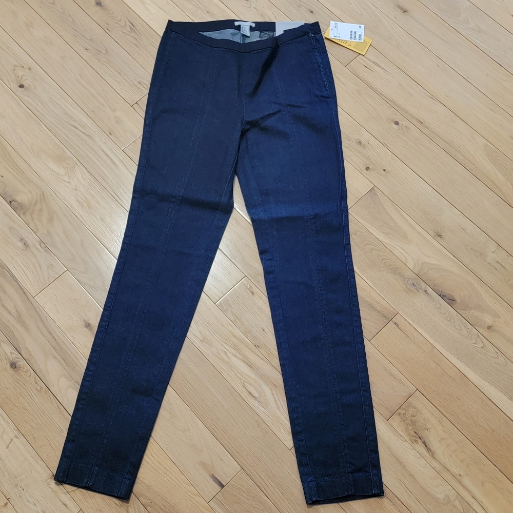 H&M women's dark blue jean pant sz 8